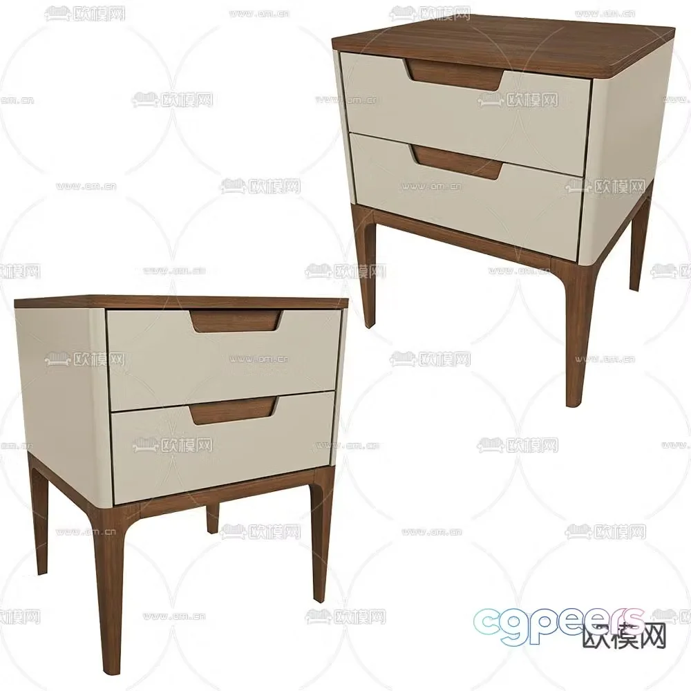 Mister bedside table 3d model