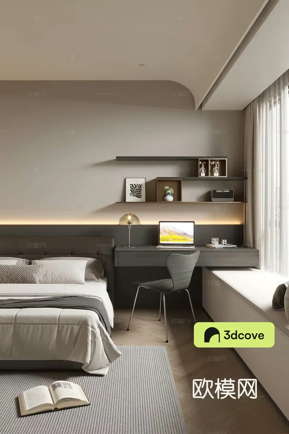 Modern bedroom