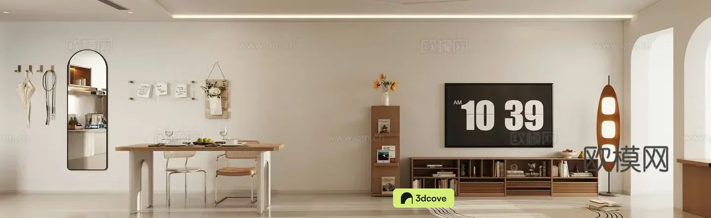 Wasabi Living and Restaurant 3D Model