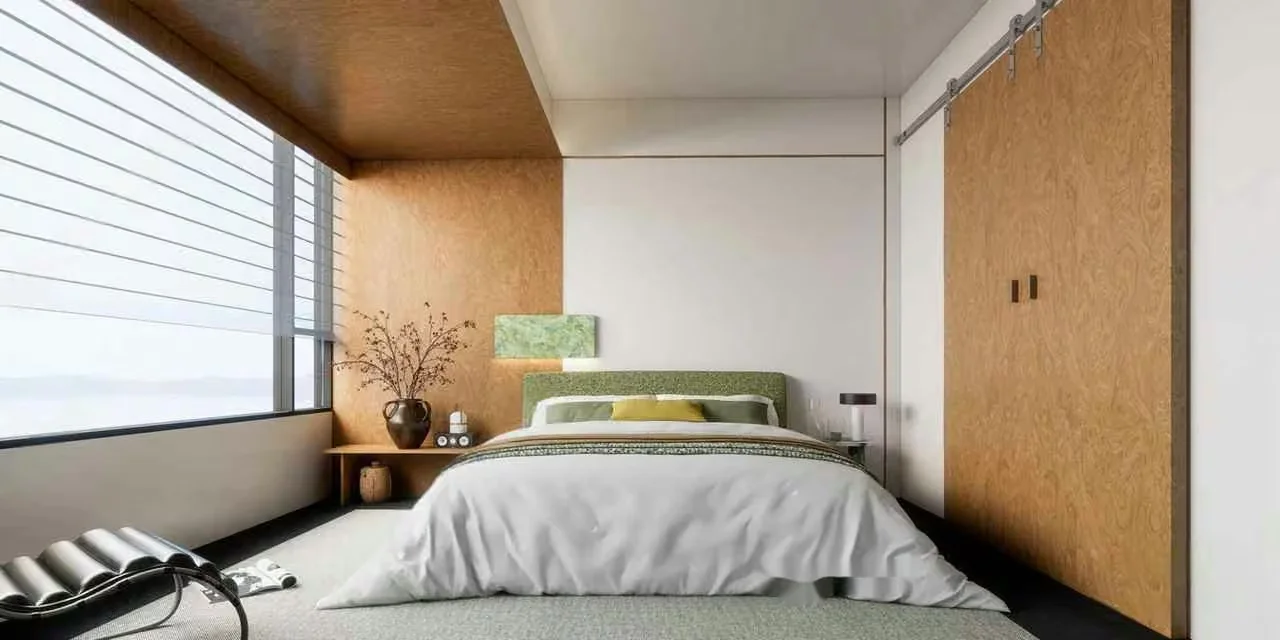 Cozy Minimalist Bedroom 3D Model – 15150 – VRAY Render