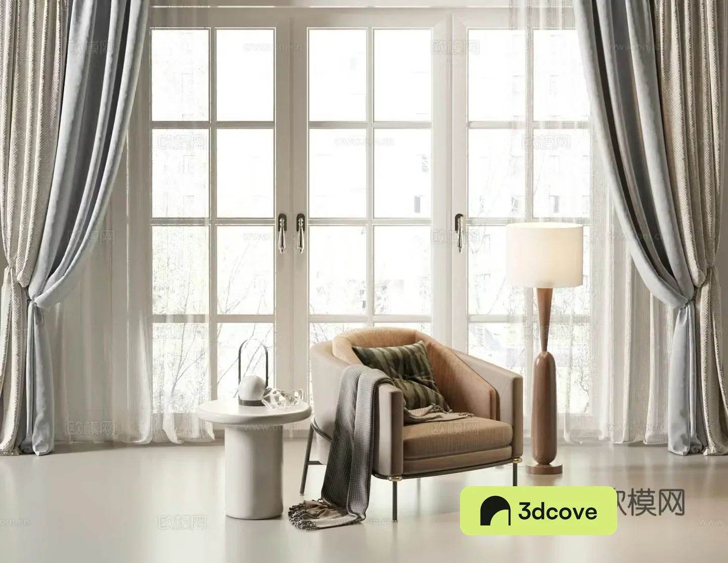 Modern single chair casual chair