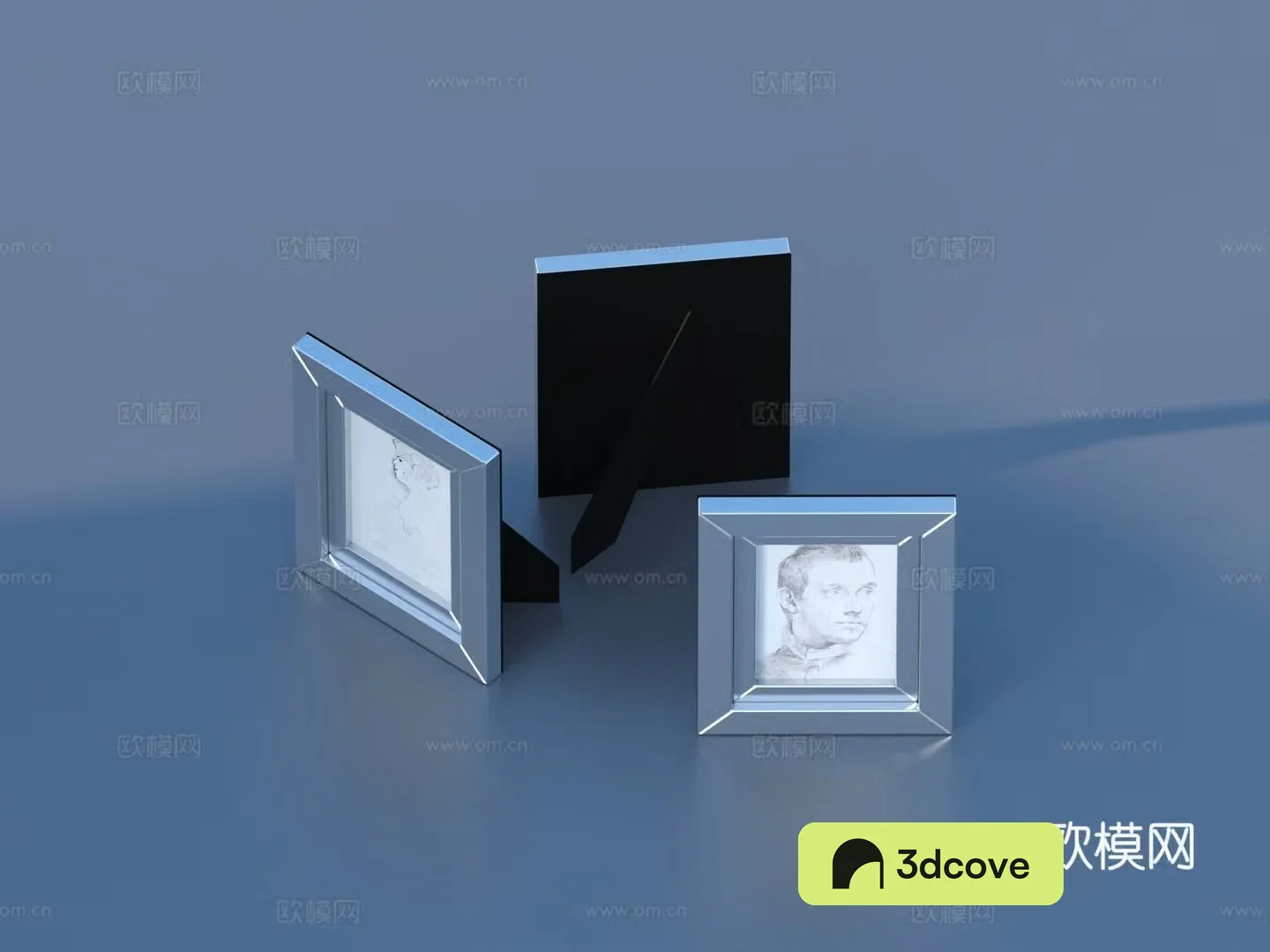 Modern photo frame picture frame ornament sketch