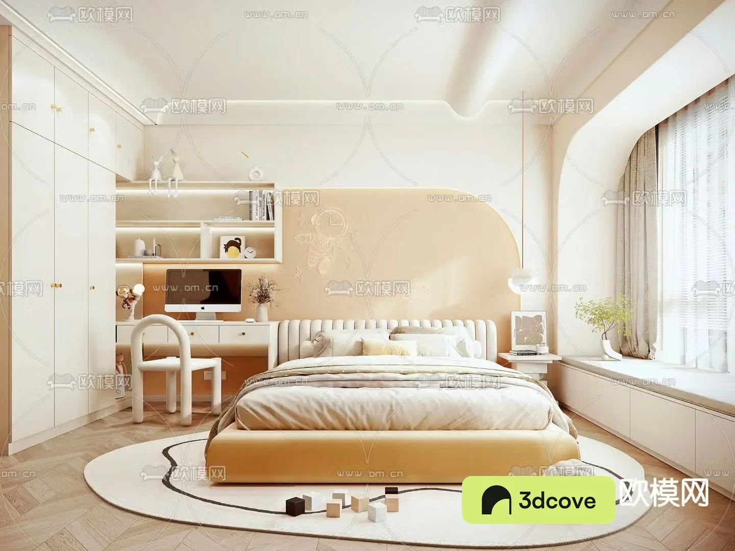 Cream style bedroom children’s room