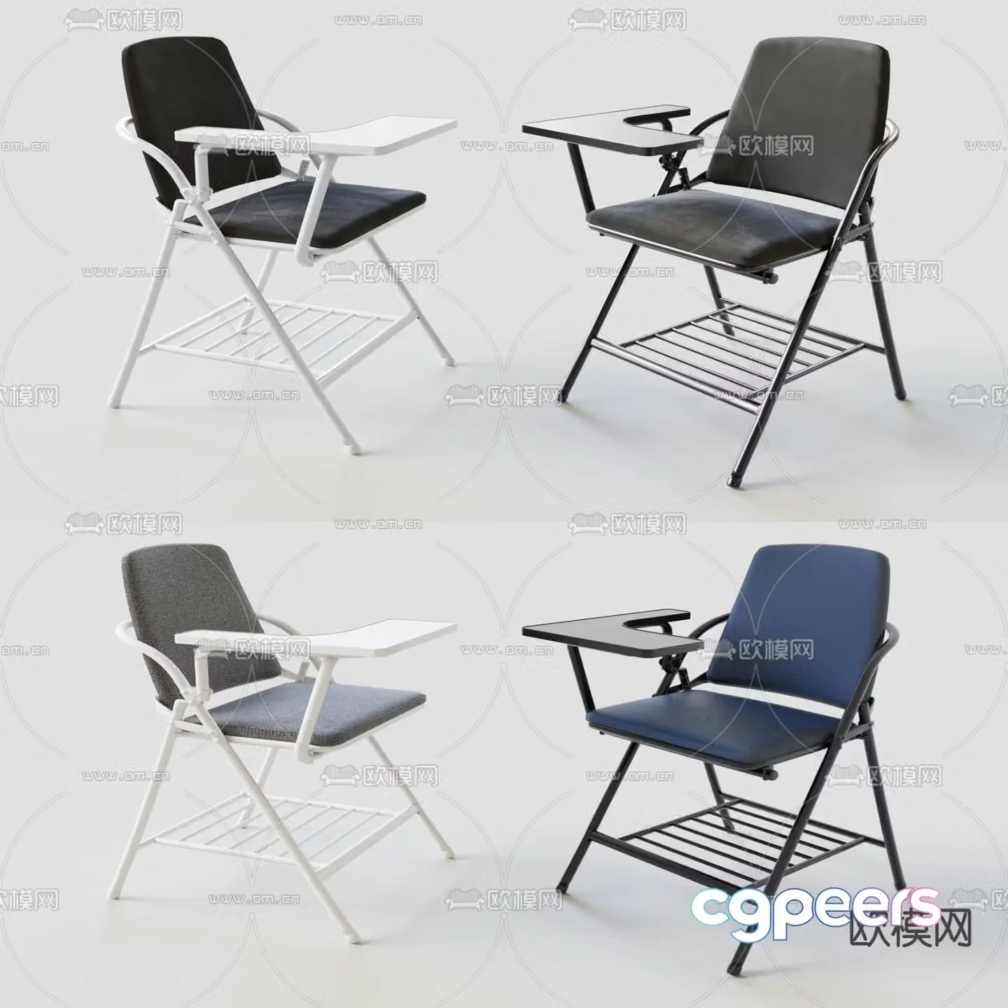 Training chair conference chair 3d model