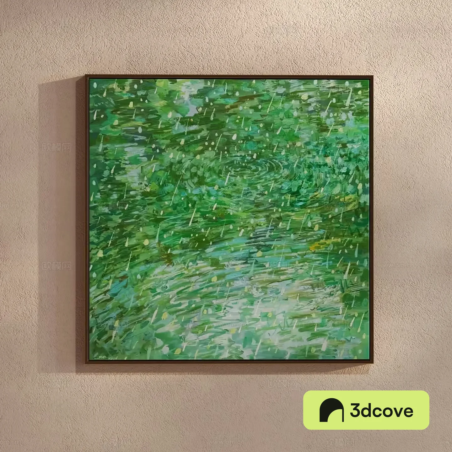 Modern texture painting decorative painting