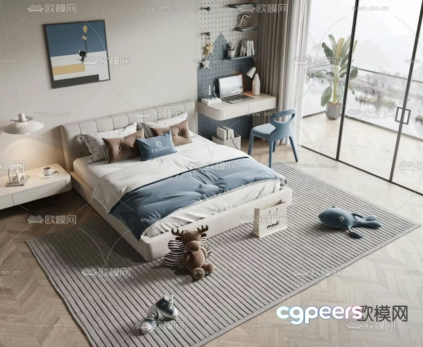 Children’s bed 3d model