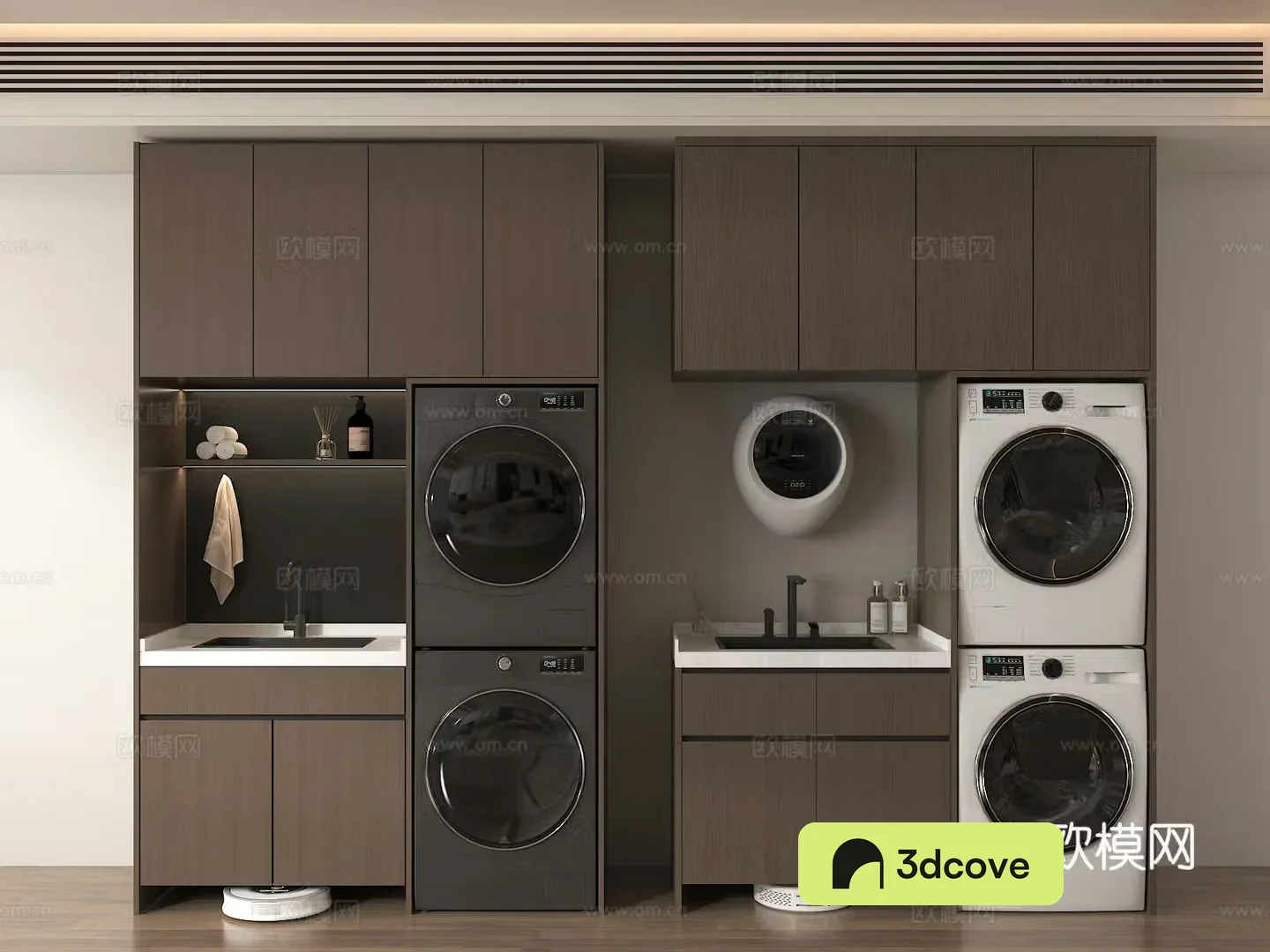 Washing cabinet all-in-one machine