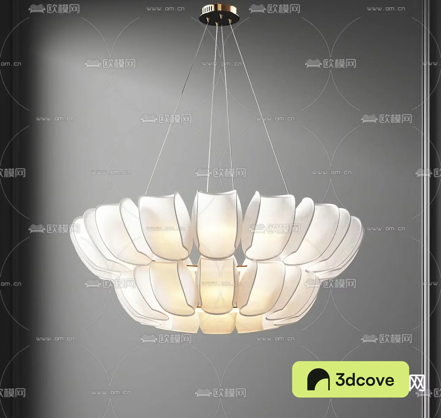 Japanese style chandelier dining chandelier