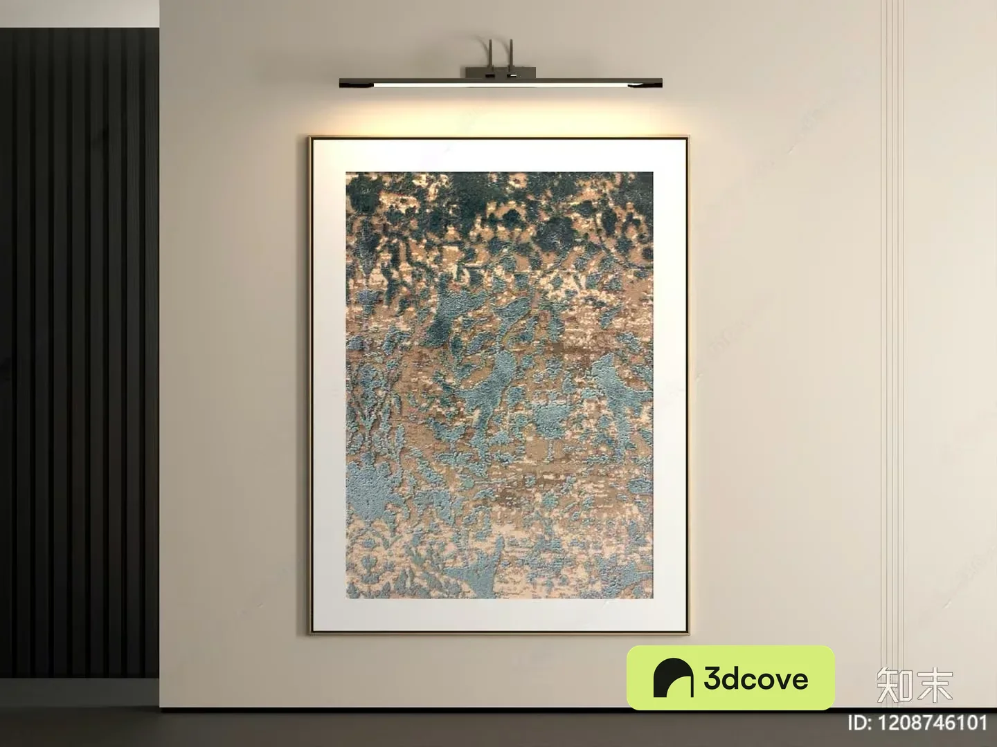 A Framed Abstract Art Piece
