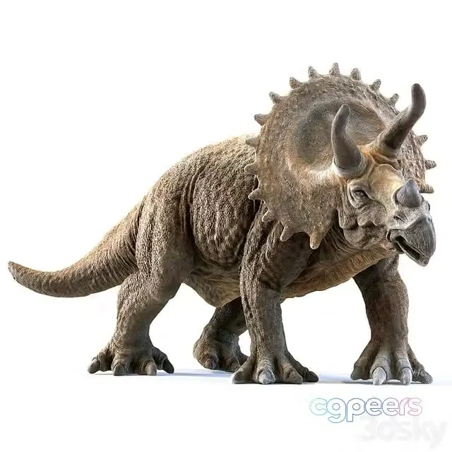 3ds Max Free – dinosaur triceratops
