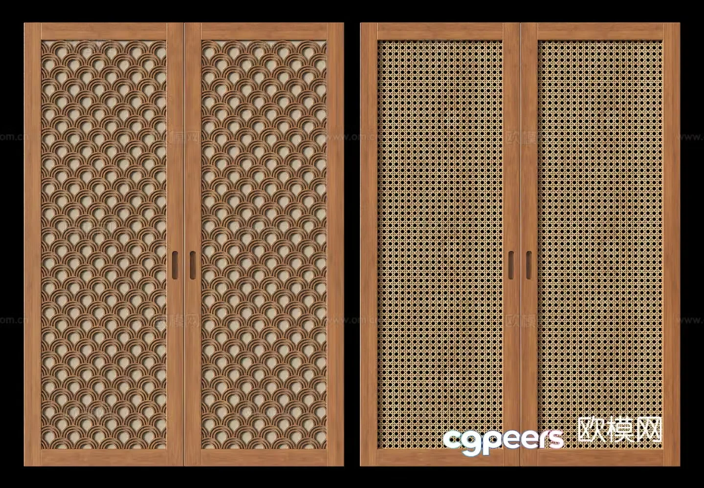 Wasabi feng hood door 3D model