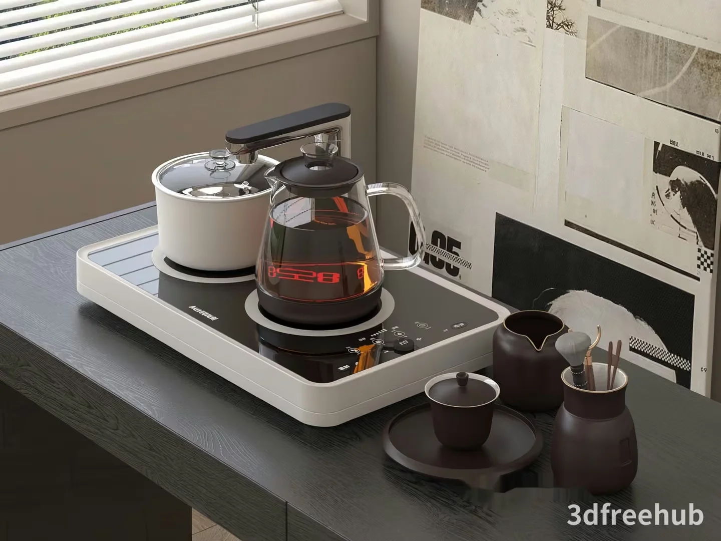 Modern Kitchen Appliances 3D Model – 21787 – VRAY Render