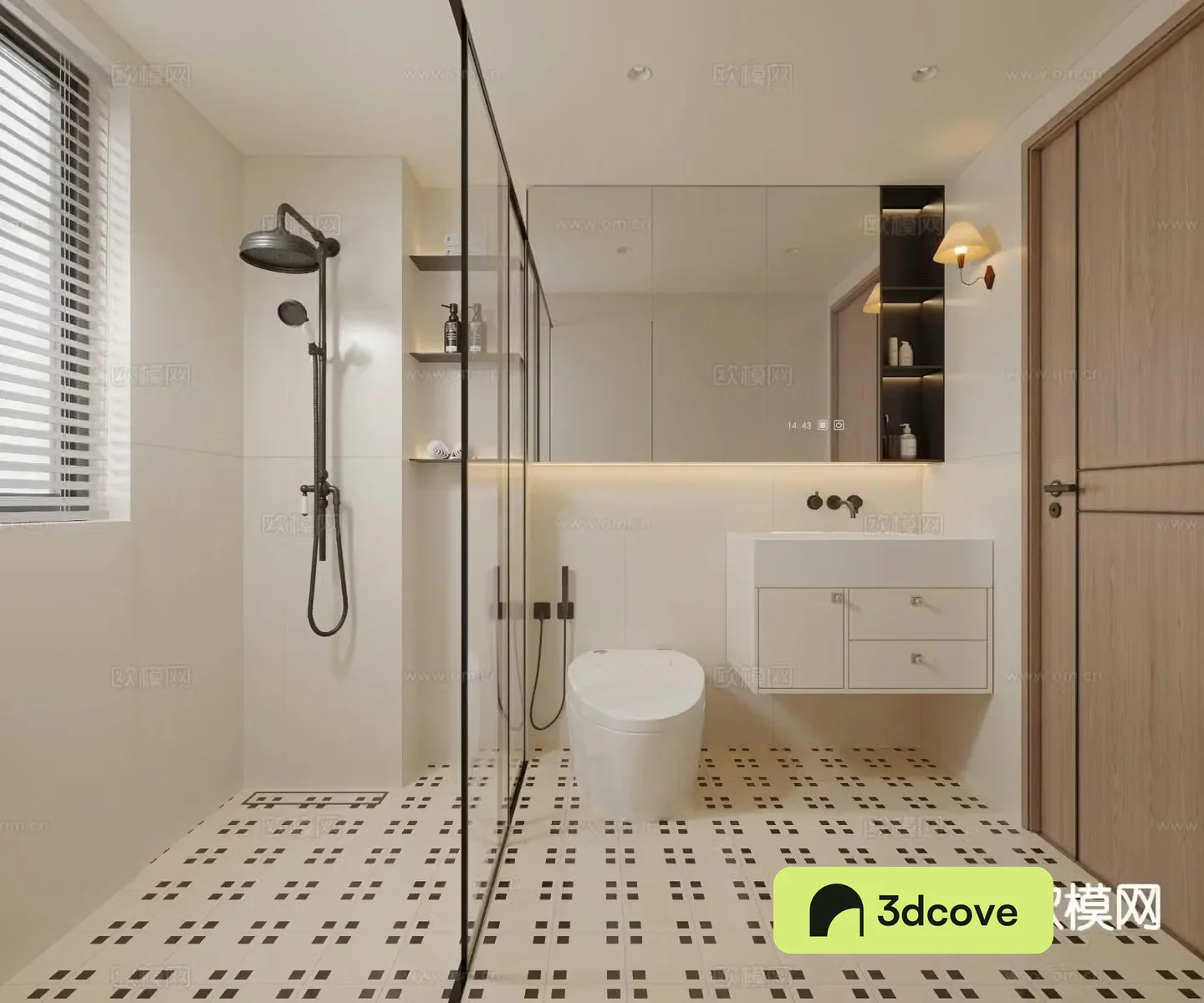 Cream style bathroom toilet