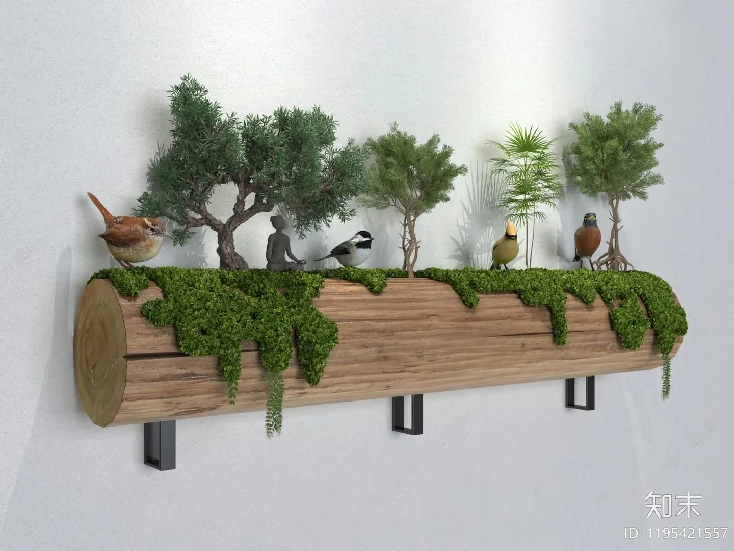 Wooden Decorative Wall Hanging 3D Model – 16712 – VRAY Render