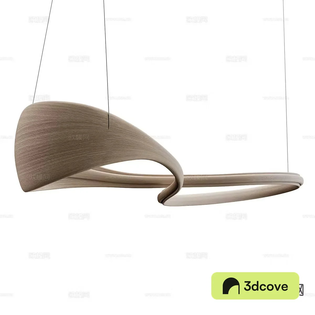 Log wind chandelier creative chandelier