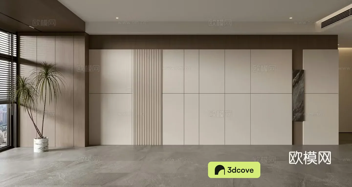 Modern sofa background wall