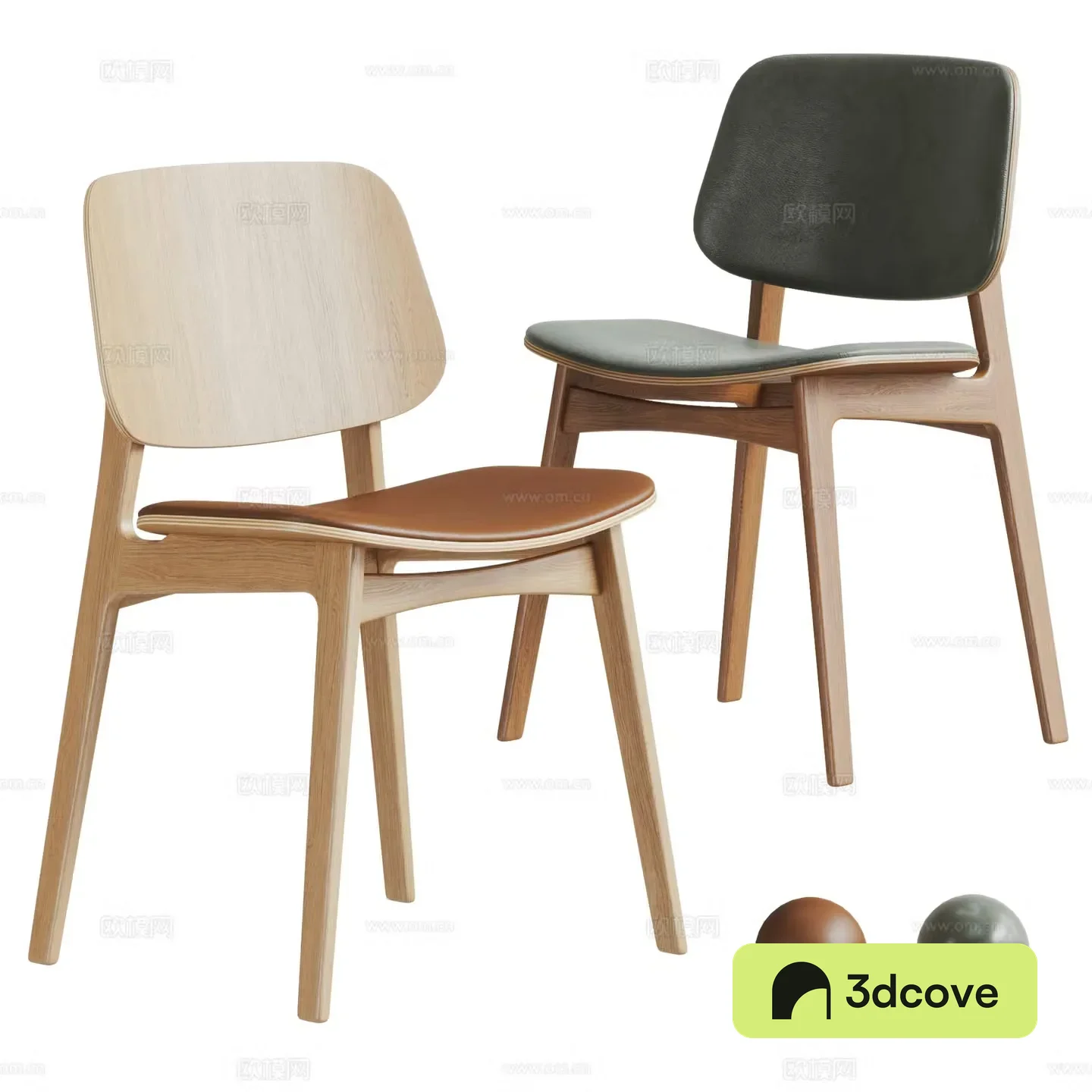 Nordic single chair combination