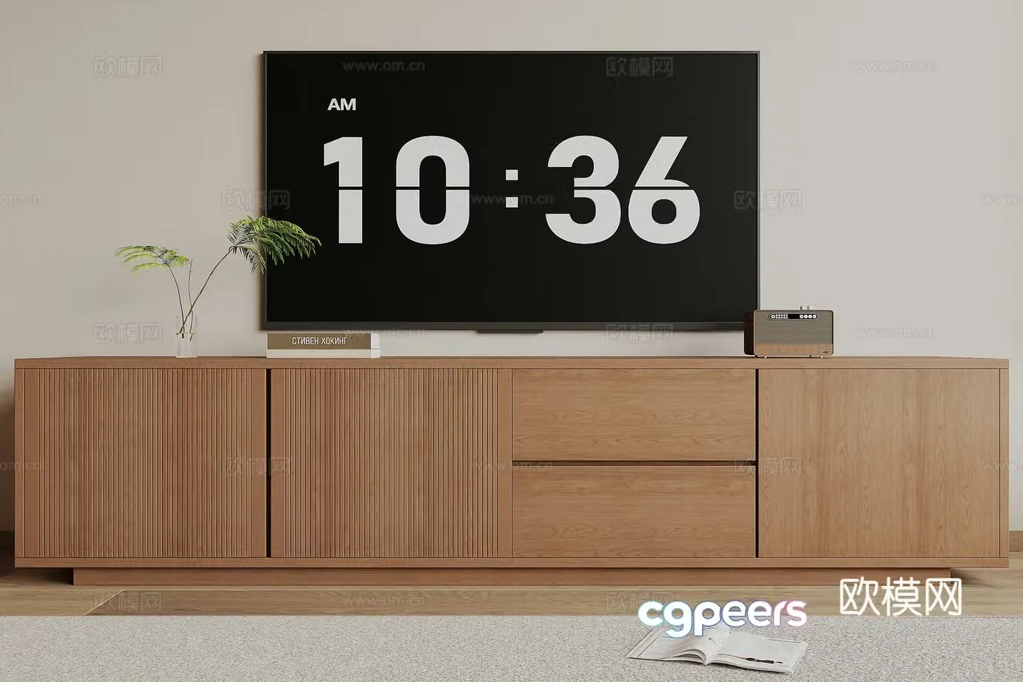 Modern TV cabinet 3d model