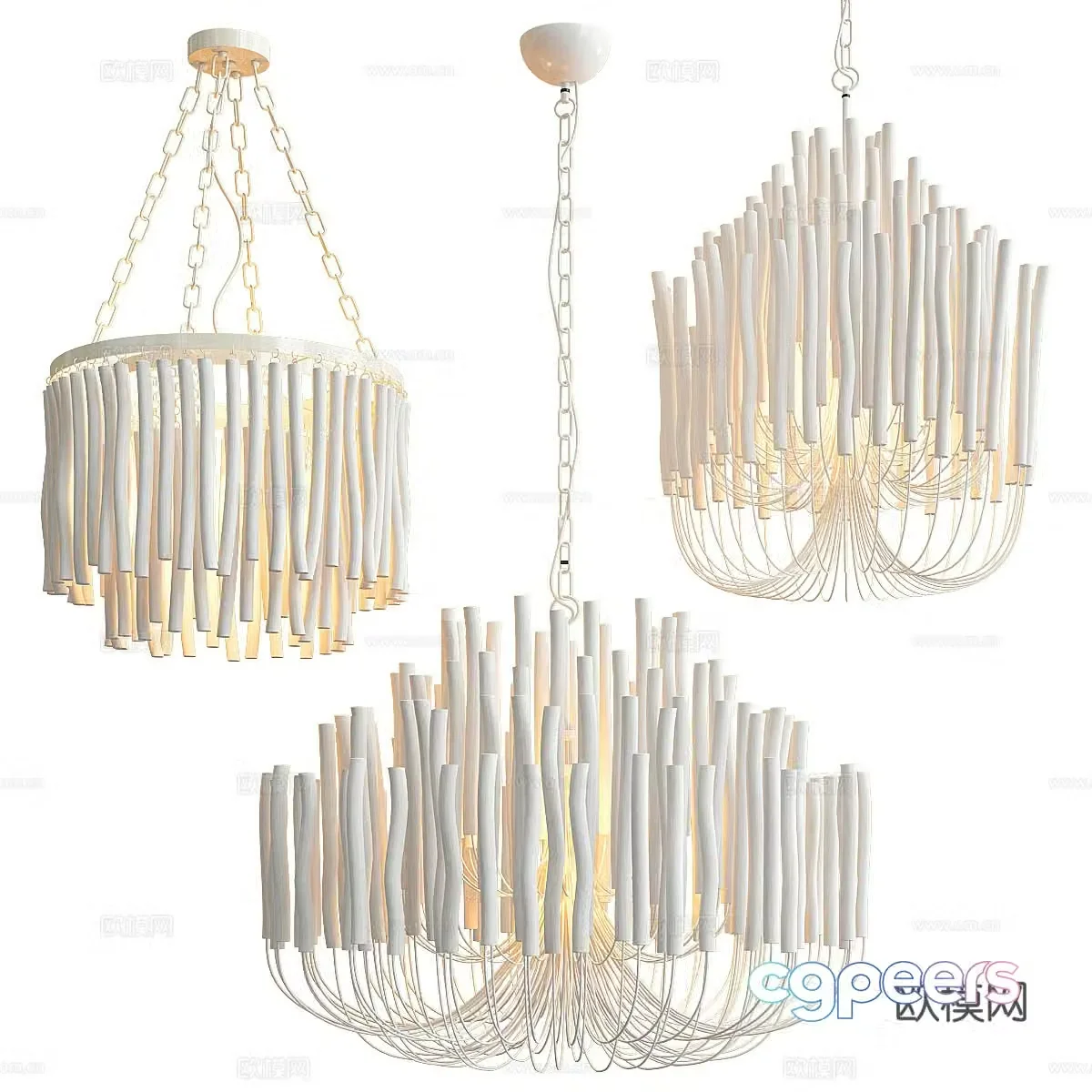 Tilda Chandelier 3d Model
