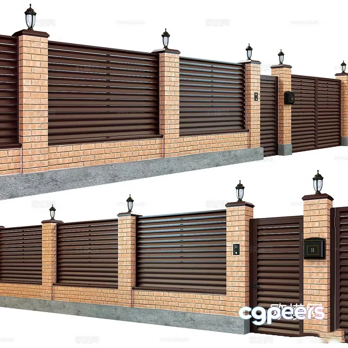 Fence Fence 3d Model