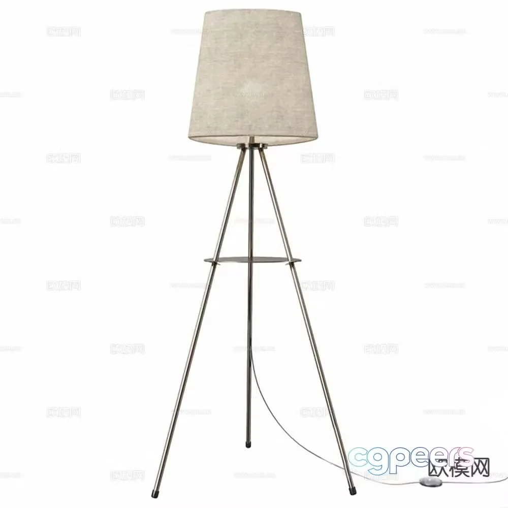 Modern art lamp floor lamp 3d model