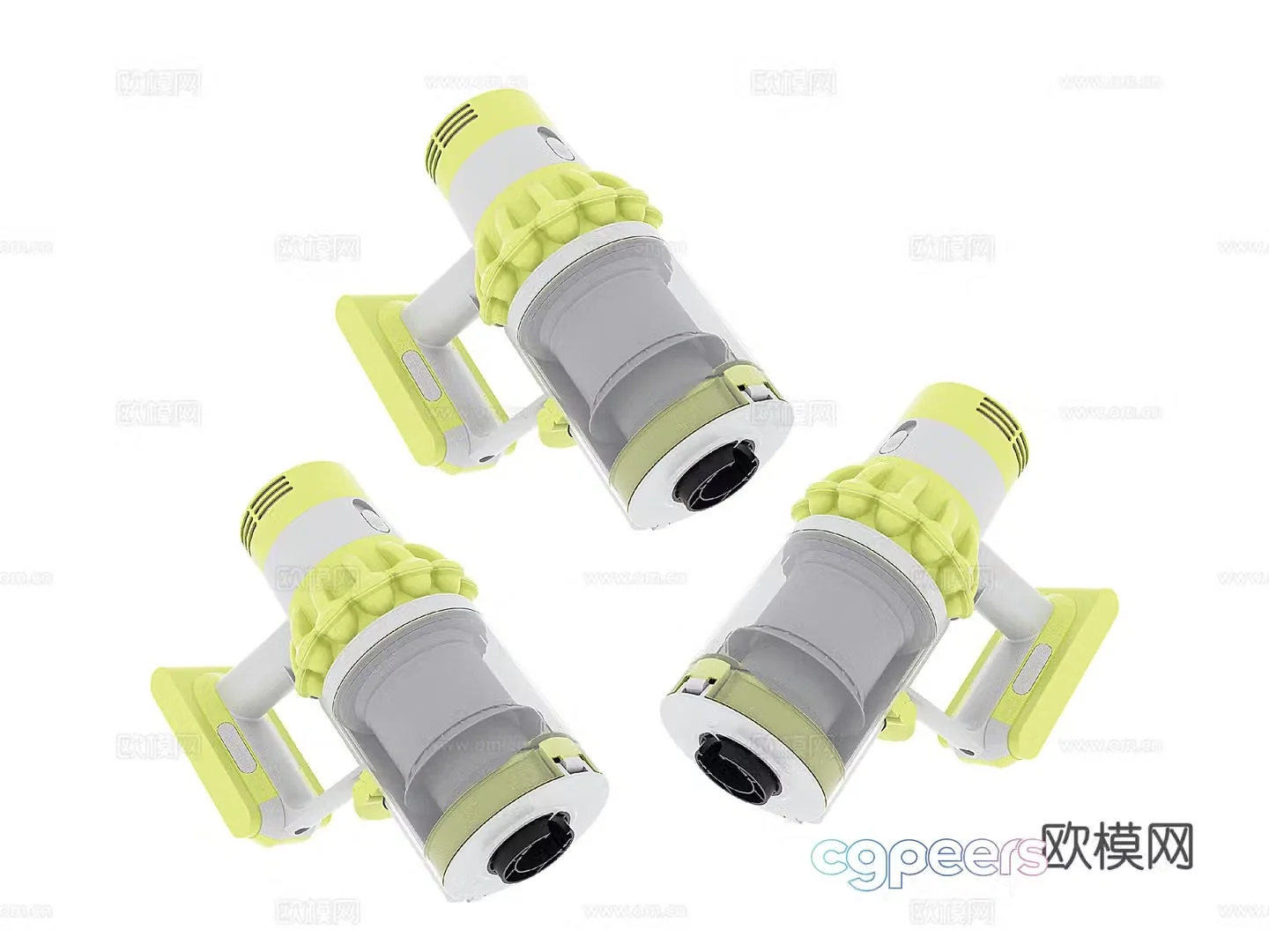 Household appliances handheld vacuum cleaner 3d model