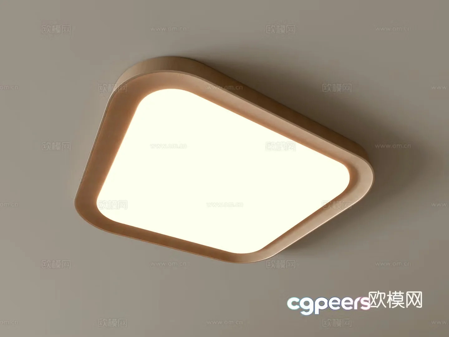 Modern ceiling lamp Geometric ceiling lamp Bedroom lamp Artistic shaped lamp Fashion living room lamp 3D model