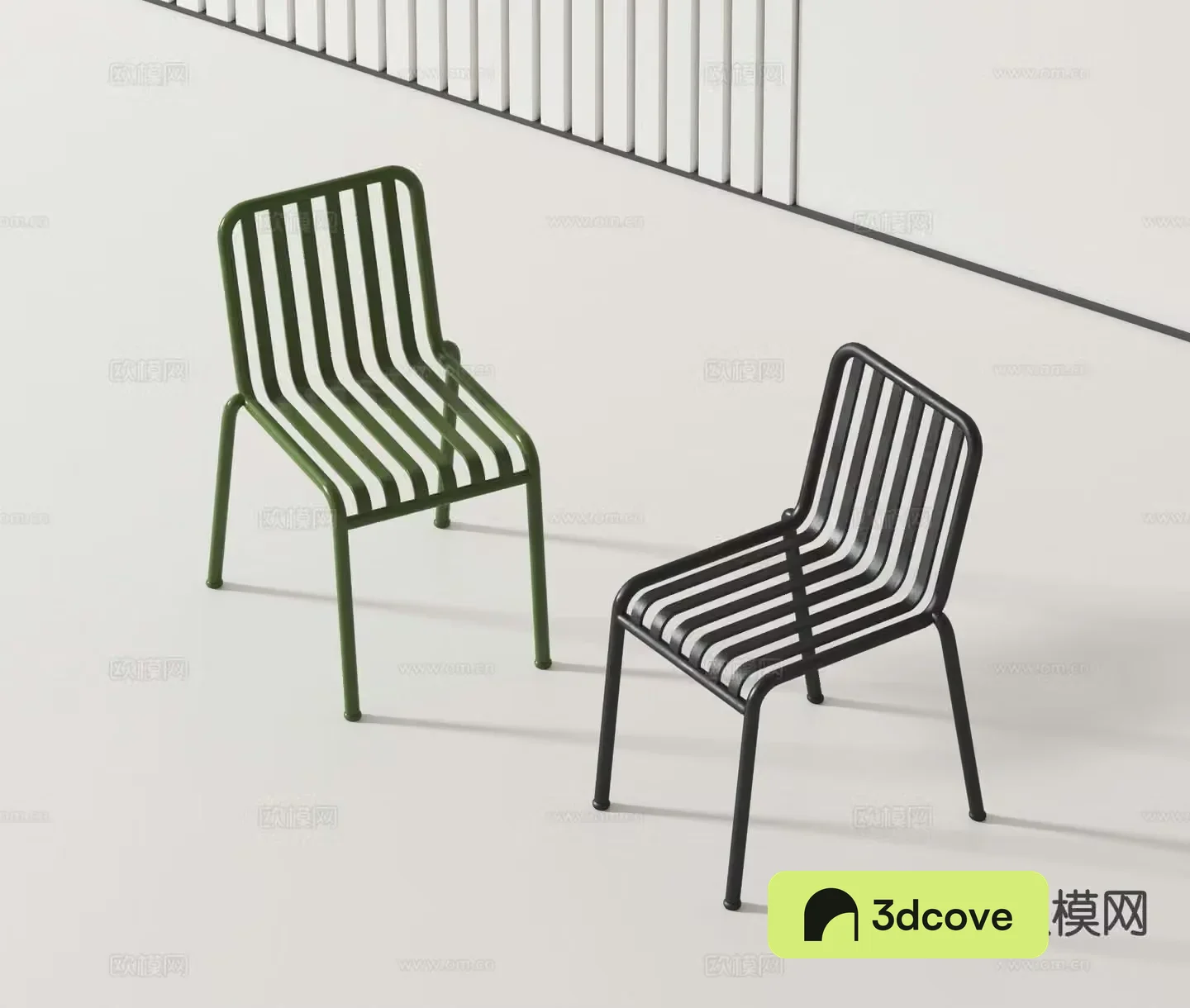 Modern single chair metal chair