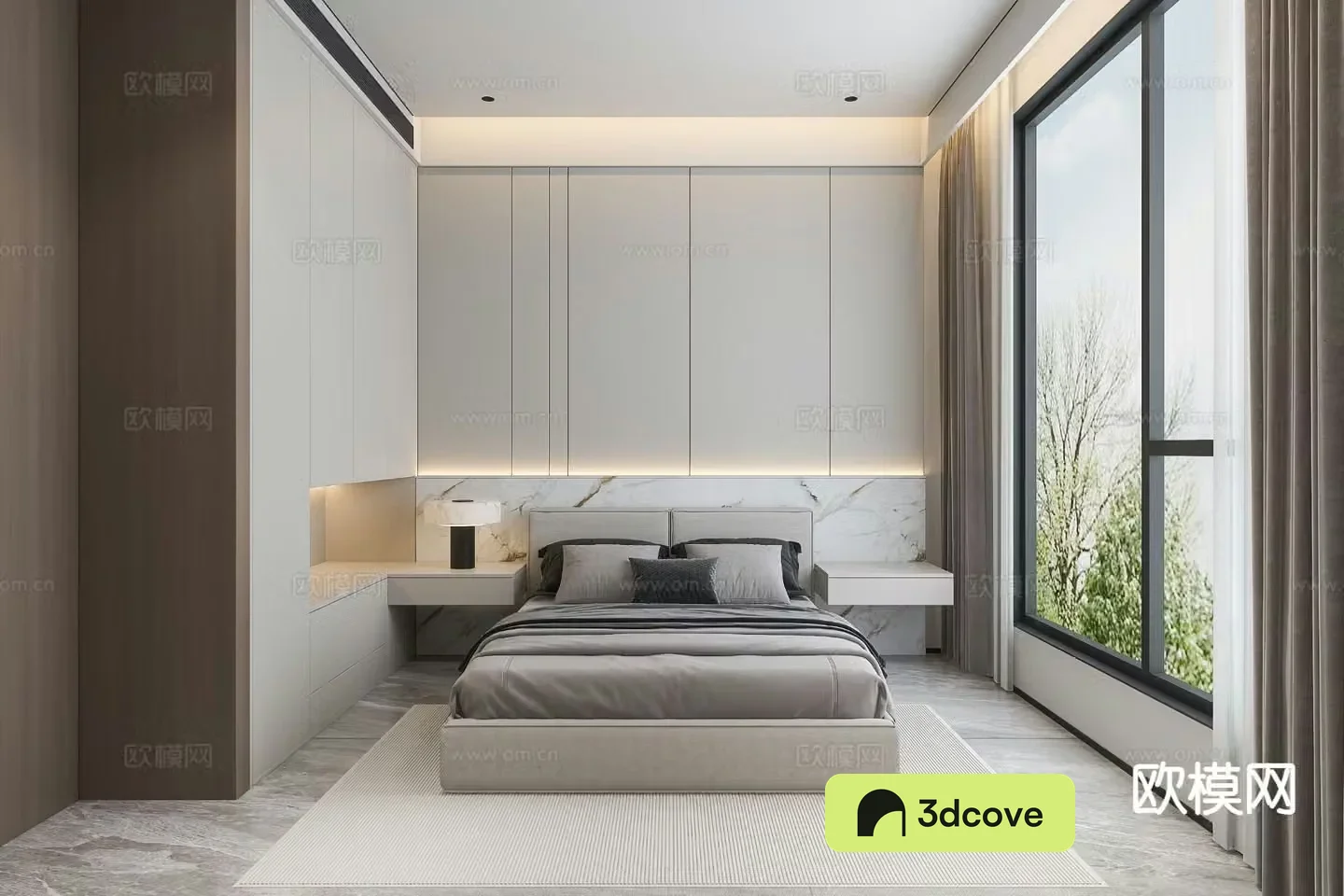 Modern bedroom second bedroom