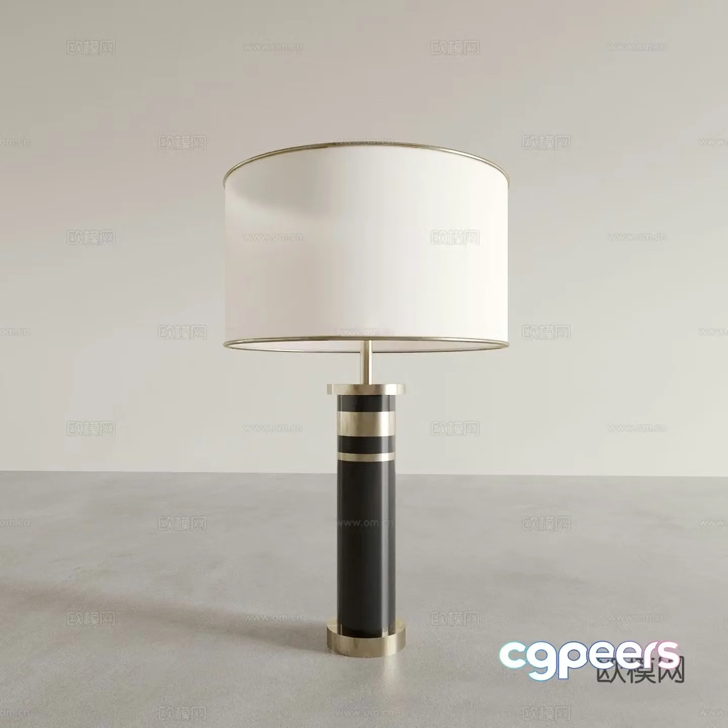 Modern table lamp bedside lamp night light 3d model