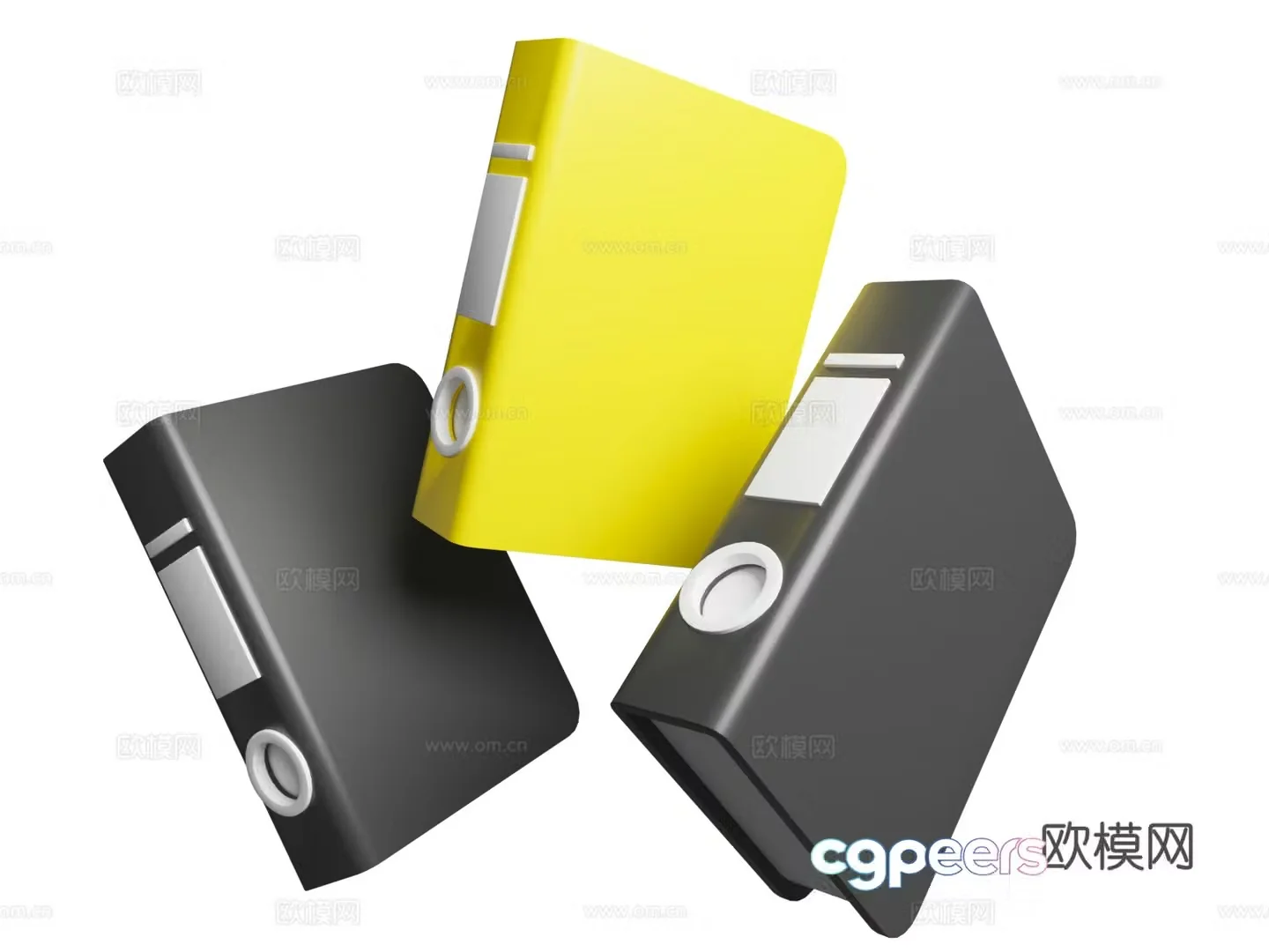 Q version stationery Flying binder Flying Binder Cartoon Education 3D Model