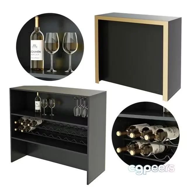 3ds Max Free – EICHHOLTZ Bar Grimaldi 111437