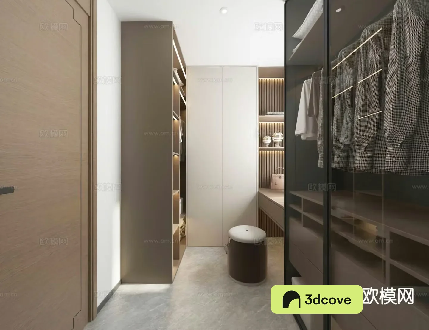 Modern cloakroom