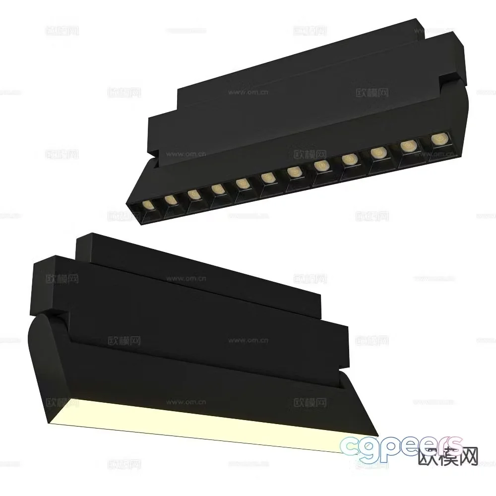 ANCARD track light grille light 3d model