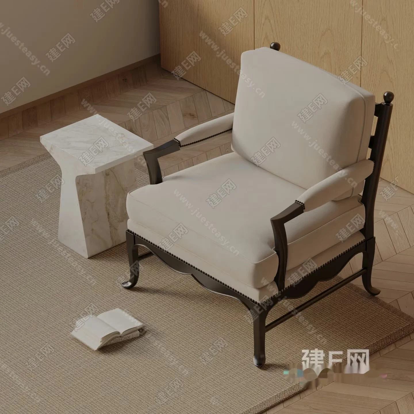 Modern Living Room 3D Model – 17998 – VRAY Render