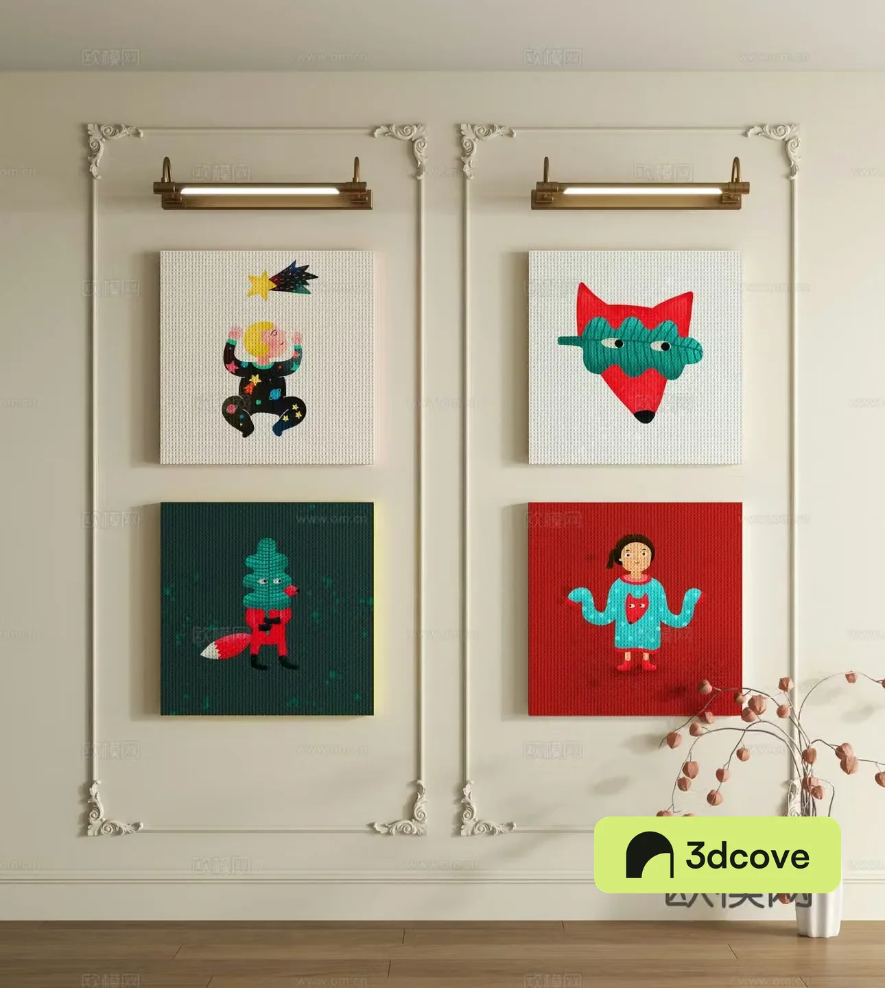 Dopamine decorative painting