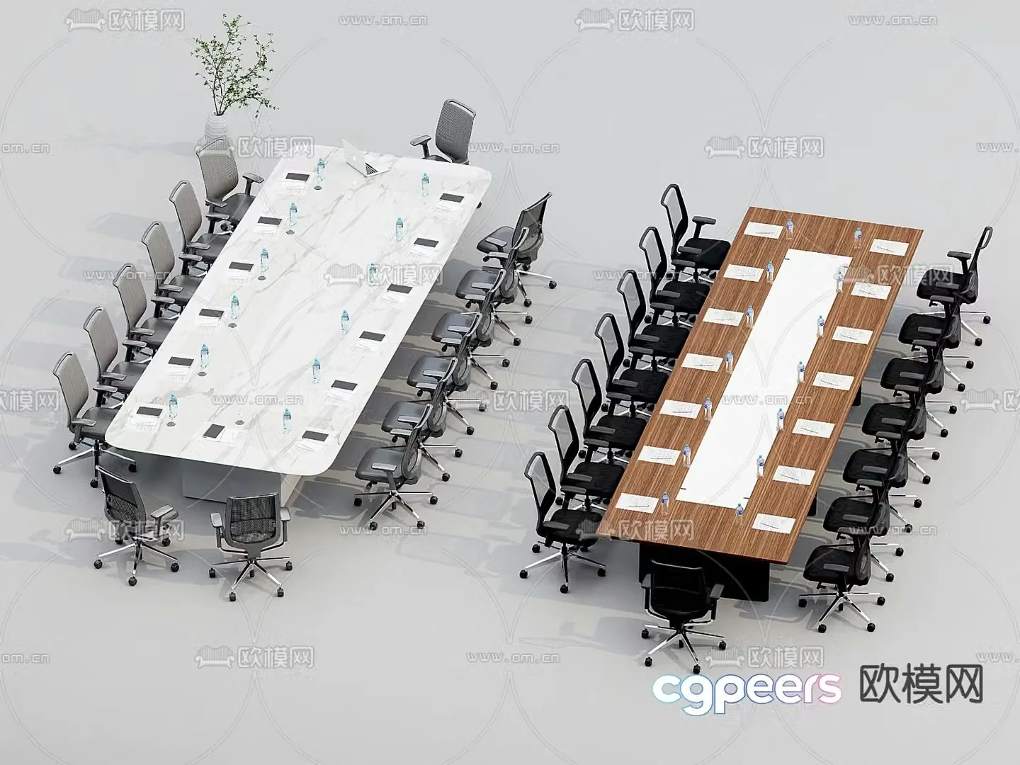 Conference table 3d model