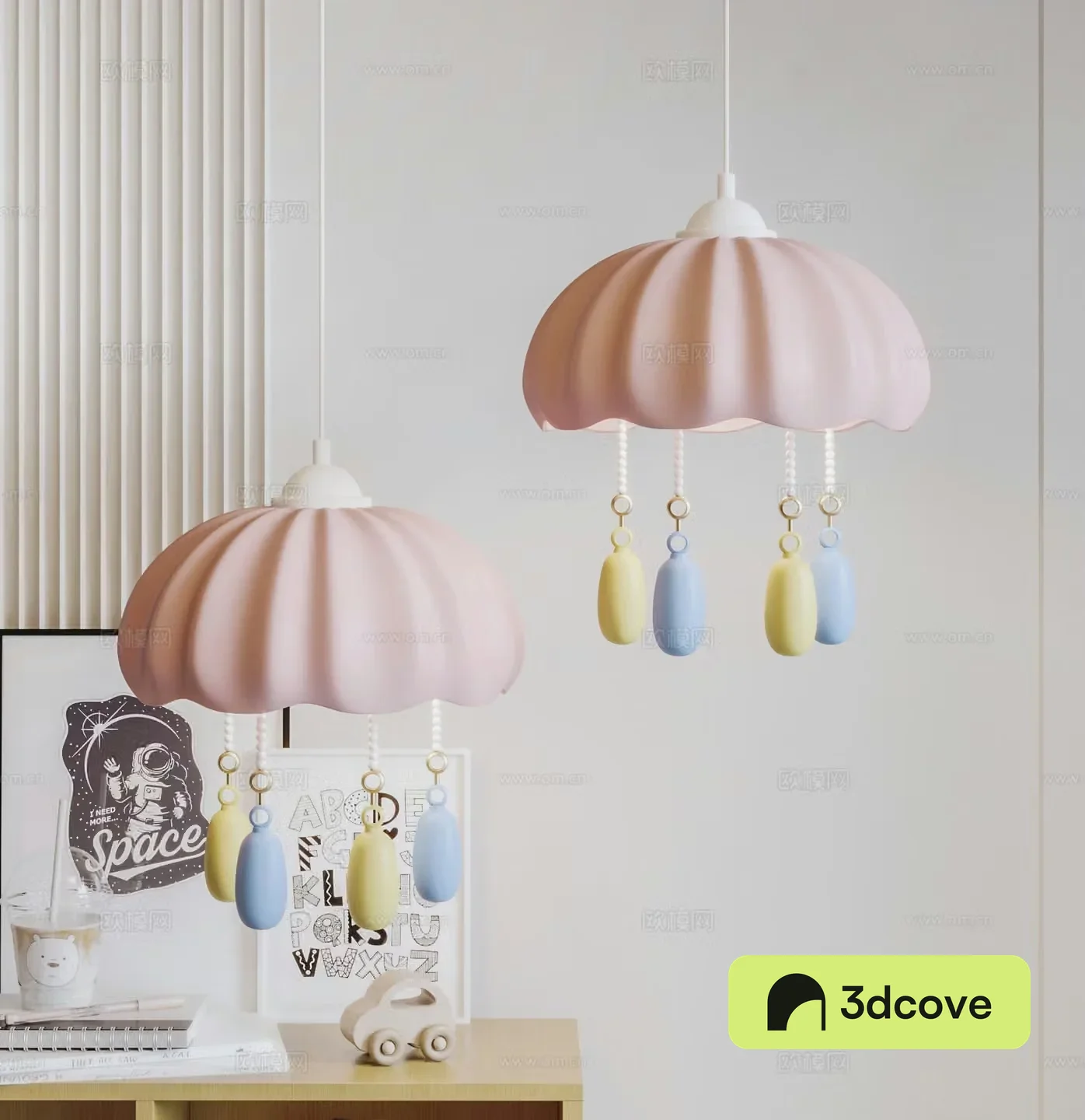 Cream style chandelier children’s chandelier