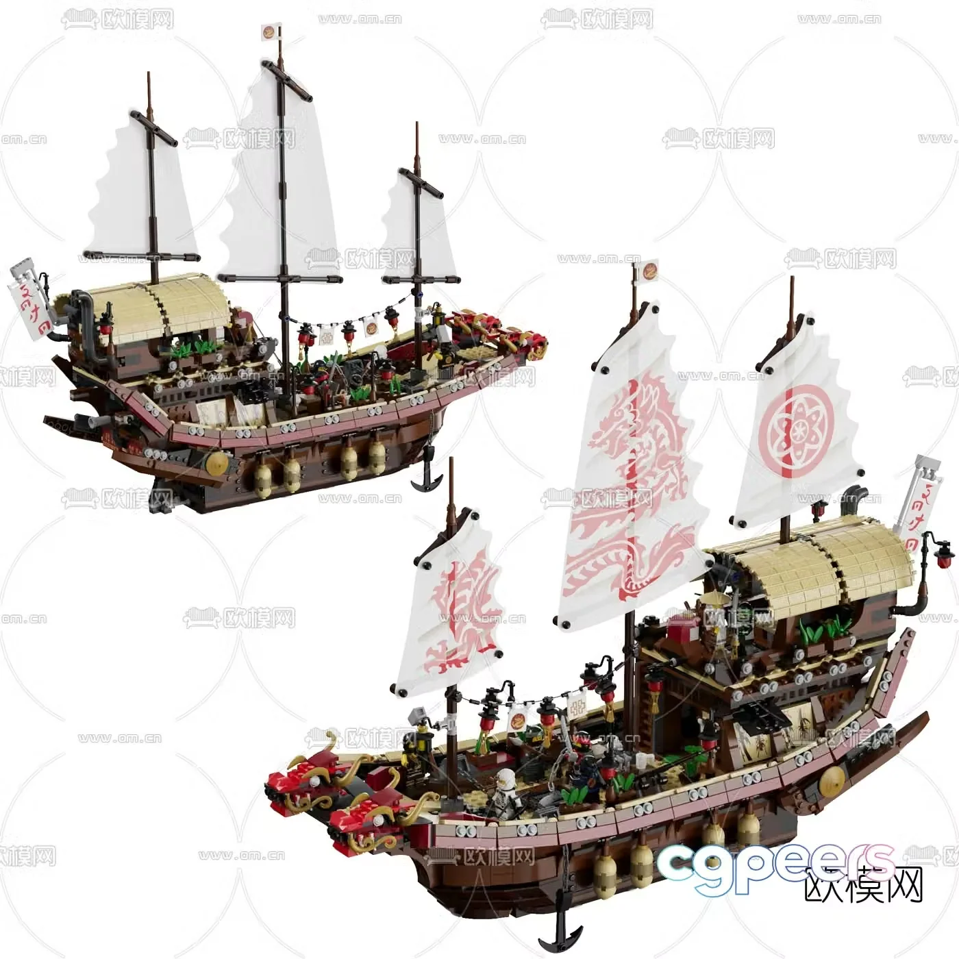 Modern Mission toy 3d model