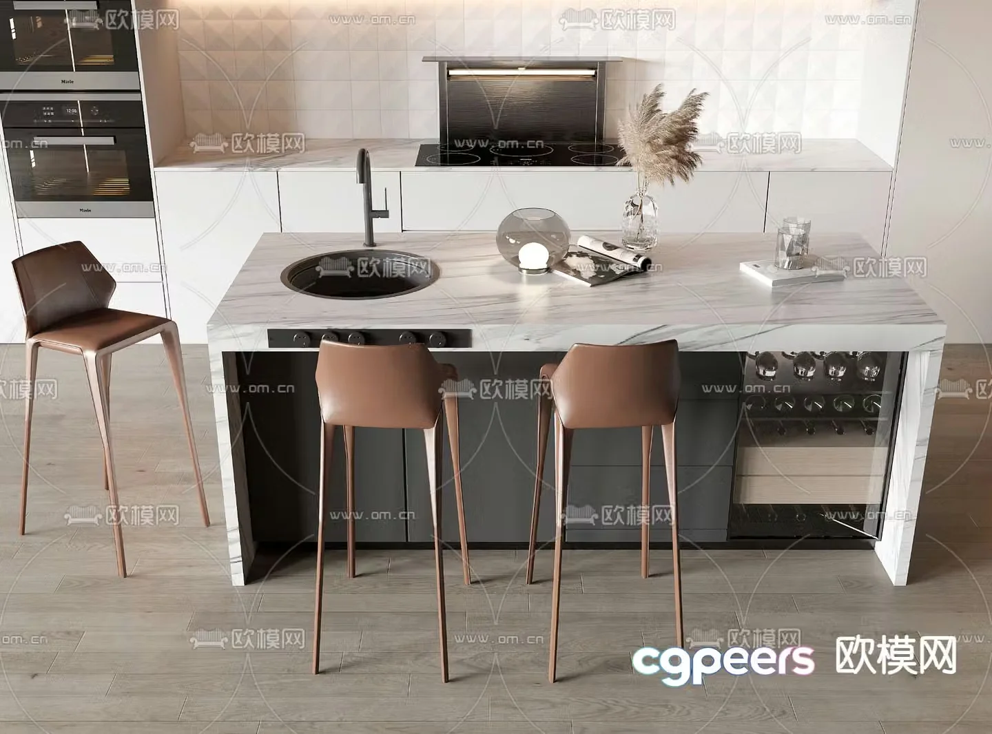 Bar stool 3d model