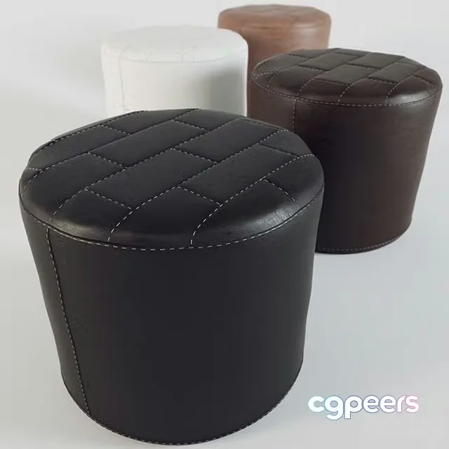 3ds Max Free – Poof with decorative tie brick