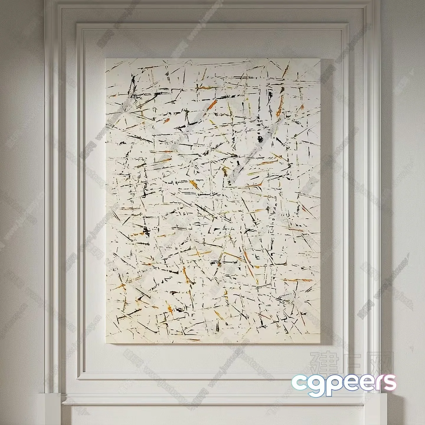 Abstract Artwork 3D Model – 16790 – VRAY Render