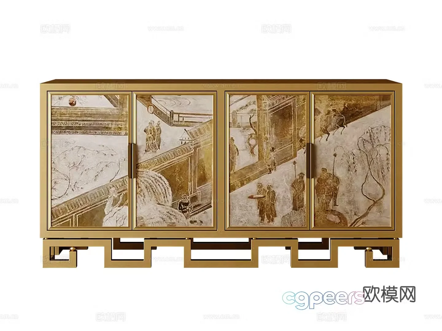 Modern sideboard 3D model