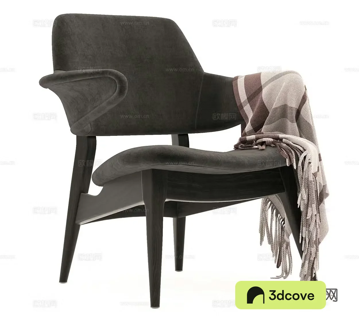 Fabric leisure chair Fabric single chair Outdoor leisure chair Courtyard leisure chair Single chair Side towel Middle