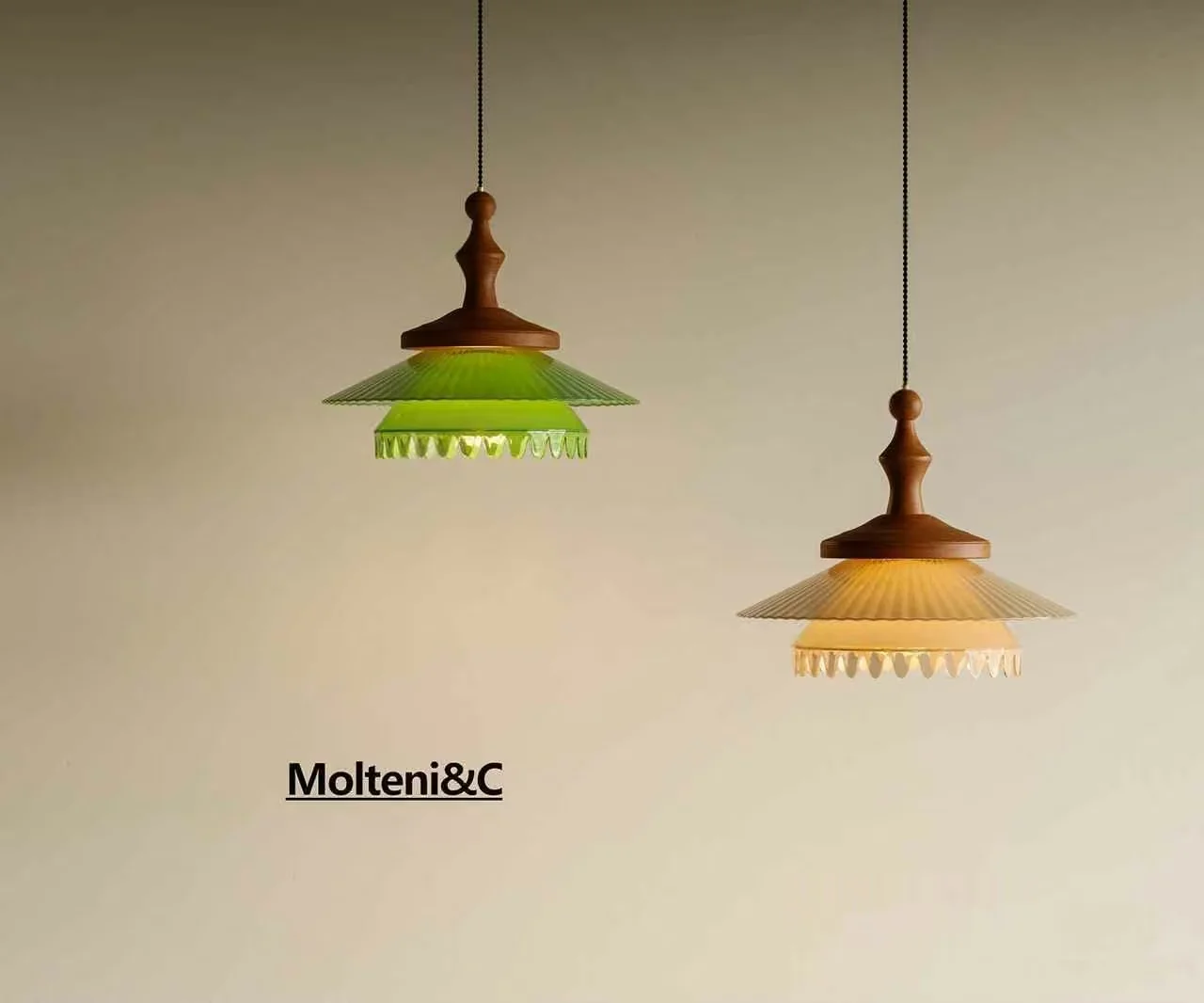 Two Pendant Lights 3D Model – 3215 – VRAY Render