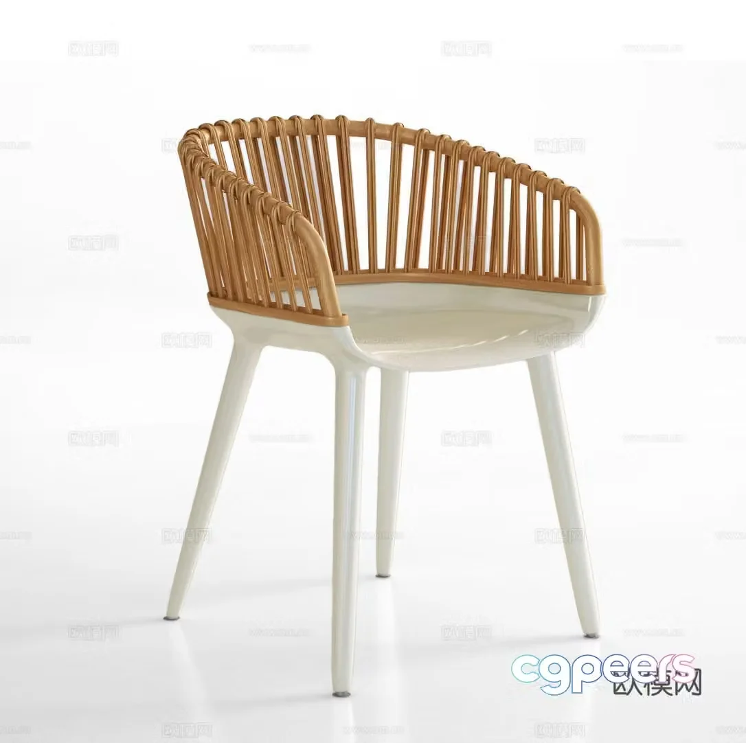 Outdoor chairs3d model