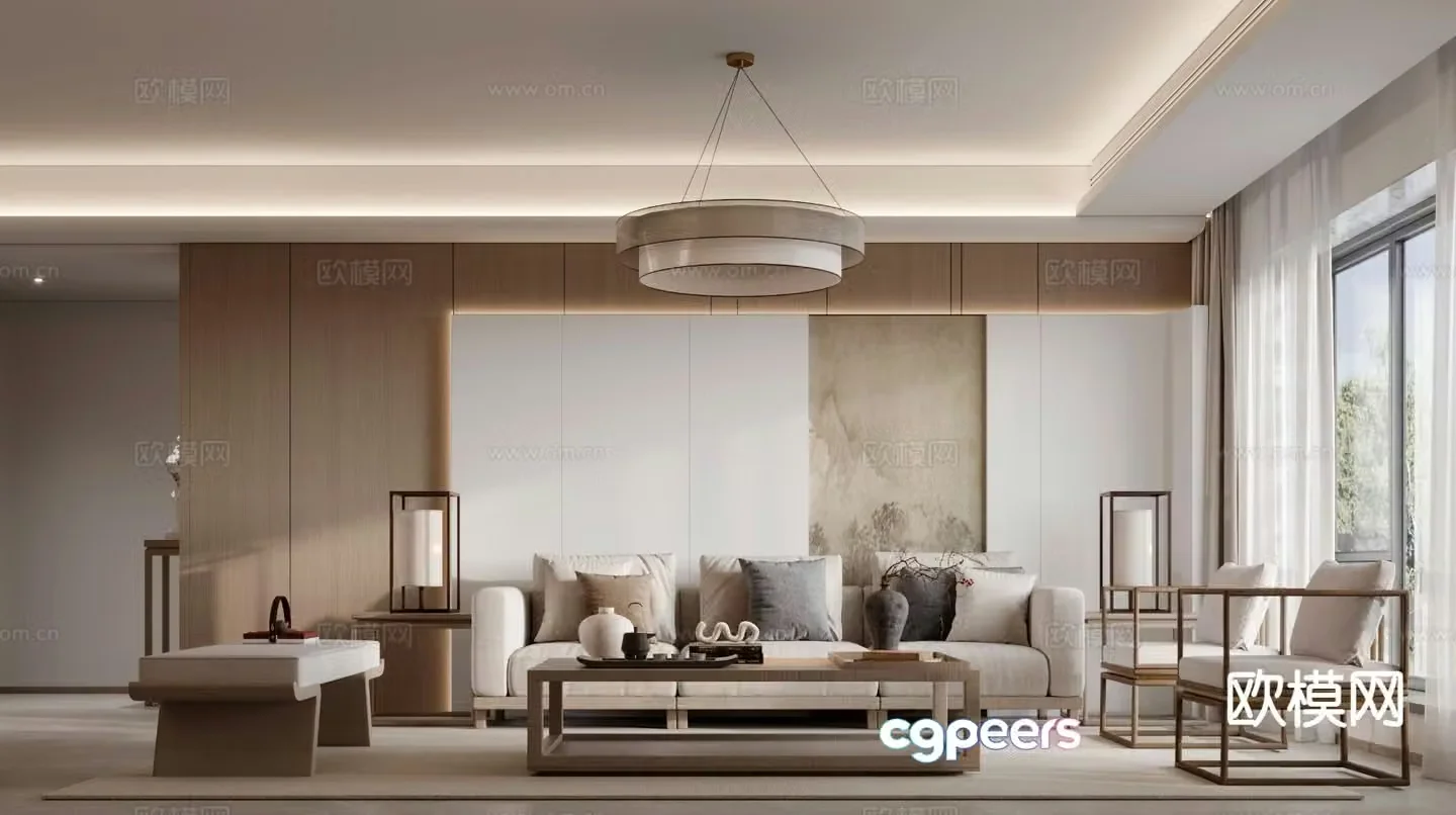 New Chinese restaurant 3D model
