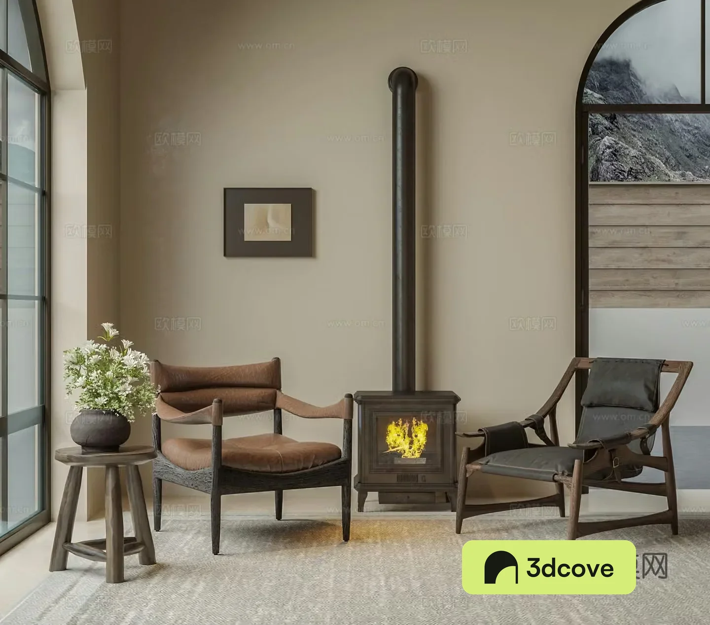 Wabi-sabi chair leisure chair
