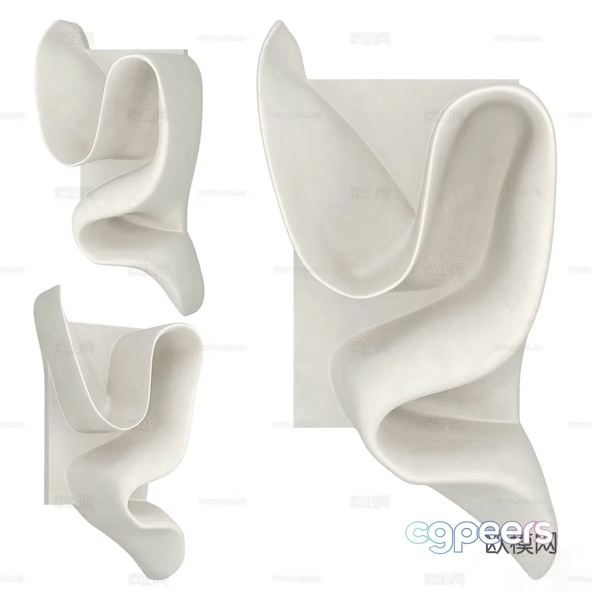 Three-dimensional wall decoration hanging decoration 3d model