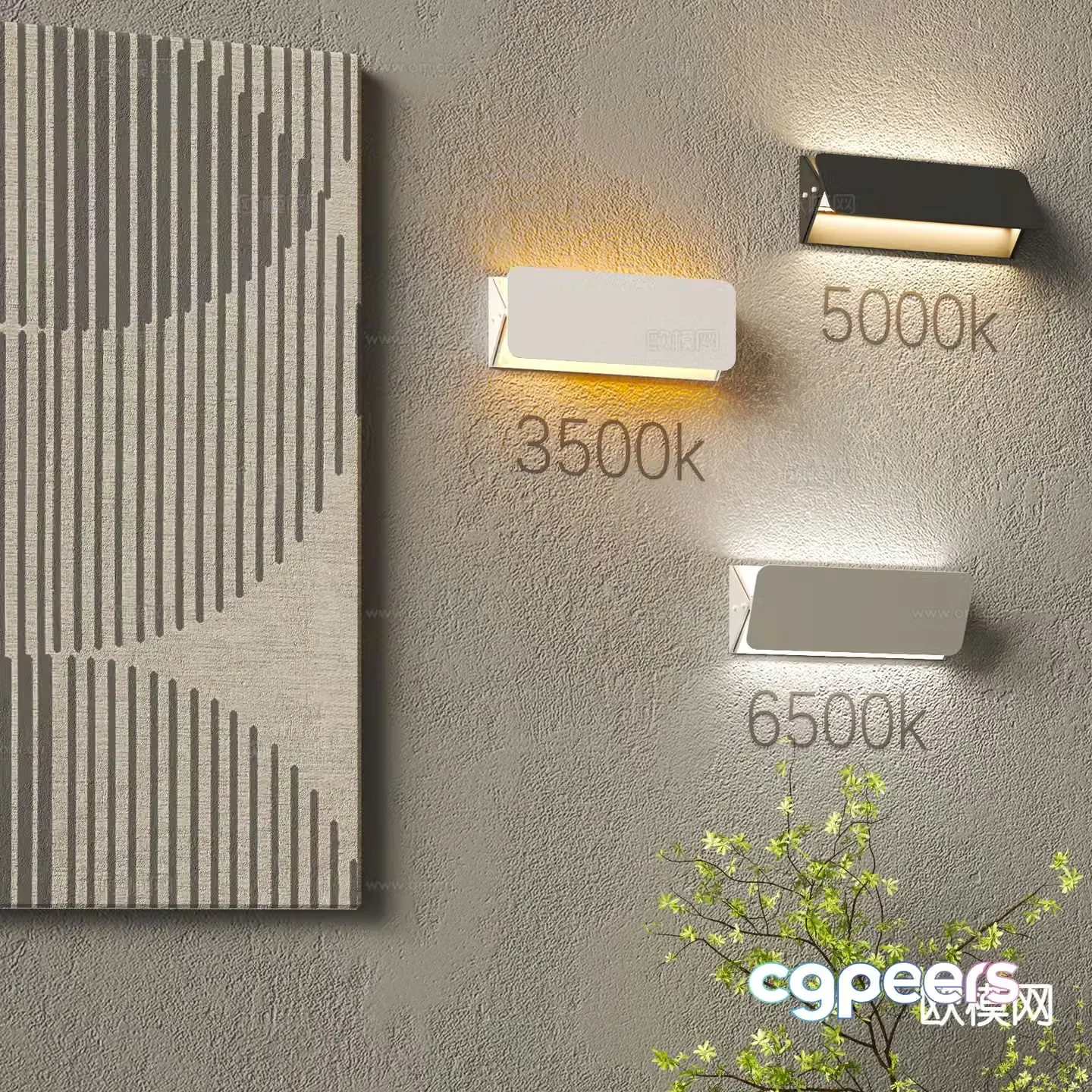Modern wall lamp creative wall lamp personalized wall lamp 3d model